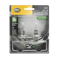 HELLA H1P50TB +50 Performance Bulb, 12V, 55W, 2 Pack