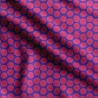 Soimoi Polka Dot Print, Poly Taffeta Fabric, Decor Sewing Fabric by The Yard 56 Inch Wide, Decorative Fabric for Outdoor Upholstery, Umbrellas and Home Accents, Purple