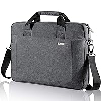 Voova Laptop Bag Case 16 15.6 15 Inch Laptop Briefcase,Expandable Computer Shoulder Messenger Bag Waterproof Carrying Case with Tablet Sleeve for Men Women,Business Office Travel College School,Grey