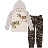 Kids Headquarters boys 2-piece Hoodie & Pant Set, Everyday Casual Wear, Ultra-soft & Comfortable Fit2 Pieces Pant Set