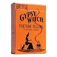 Gypsy Witch Fortune Telling Playing Cards, 52 Playing Card Deck, Play Card Games and Tarot Reading Magic