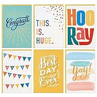 Hallmark Assorted Congratulations Cards (24 Cards with Envelopes) for Graduations, Promotions, Engagements, New Jobs, Baby Announcements