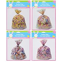 (2) Pack of Easter Cellophane Basket Bags 22-in. X 25-in