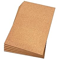 QEP 72001Q Natural Cork Underlayment 1/2 inch Sheet 150 sq. ft. (25 sheets) , Brown