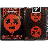 Bicycle Karnival RED Dose Deck Playing Cards -Redux Edition (Ltd Ed)