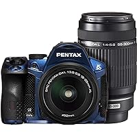 Pentax K-30 16 MP CMOS Digital SLR DA18-55mmF3.5-5.6AL & DA55-300mmF4-5.8ED d...