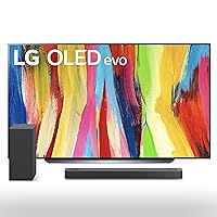 LG 83-inch Class OLED evo C2 Series 4K Smart TV with Alexa Built-in OLED83C2PUA S75Q 3.1.2ch Sound bar w/Dolby Atmos DTS:X, Hi-Res Audio, Meridian, HDMI eARC, 4K Pass Thru w/Dolby Vision