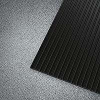 WorkForce Vinyl Round Rib Commercial Grade Matting, Heavy Duty Floor Mat for Garages, Industrial Facilities, and High-Traffic Areas, 1/8