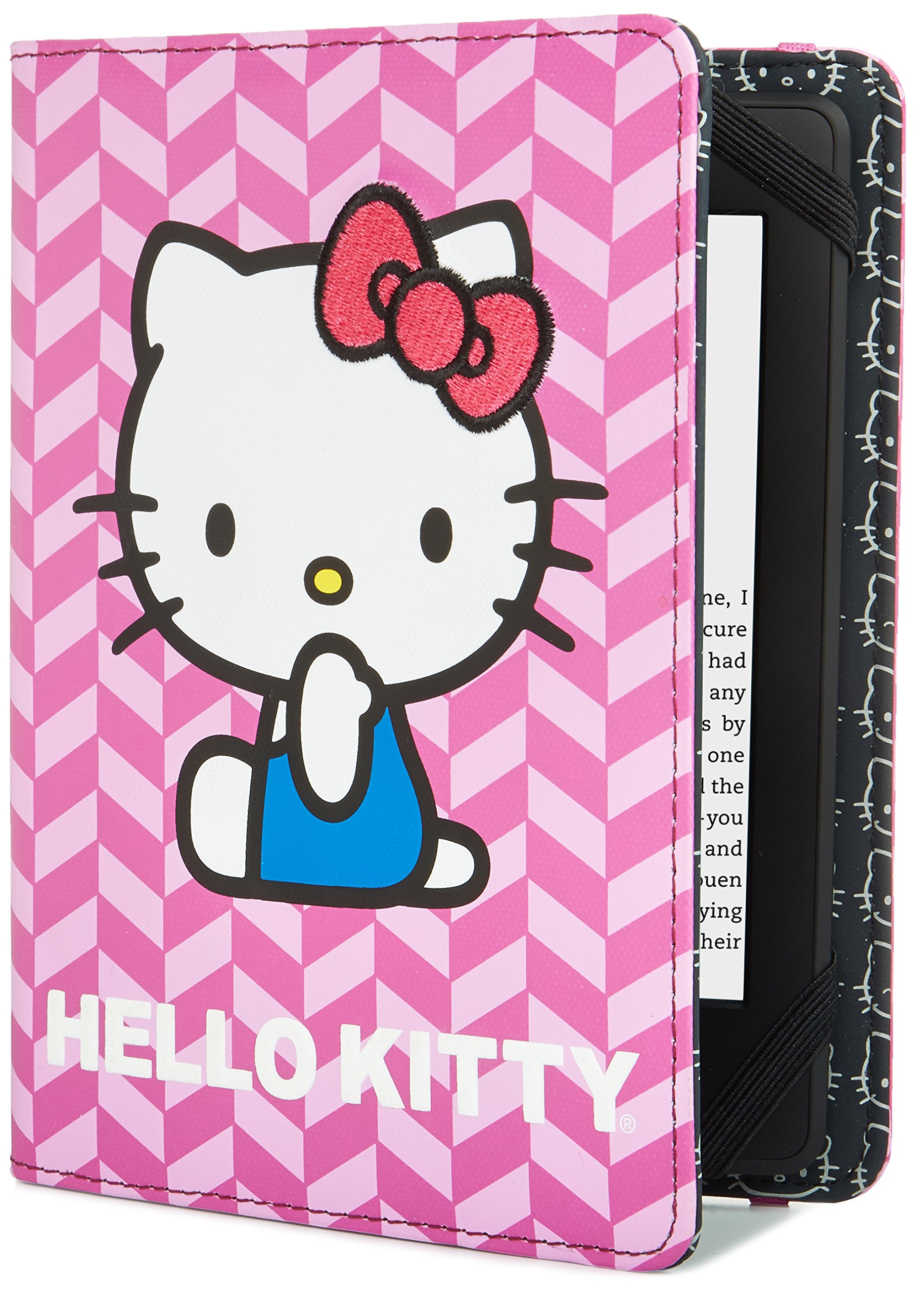 Hello Kitty Chevron Cover - Purple (Fits Kindle Paperwhite, Kindle & Kindle Touch)