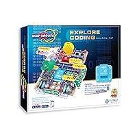 Snap Circuits Explore Coding, STEM Building Toy for Ages 8 to 108, Amazon Exclusive