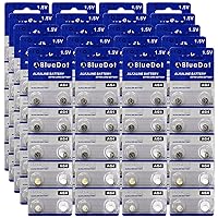 Lot of (200) Count Pieces AG4 377 LR626 SR66 Coin Button Cell Battery Suitable for Watches, Clocks, Toys, Calculators, Remote Controls and More, Bulk - Not in Retail Packaging
