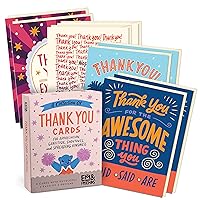 Thank You Cards - Appreciation, Gratitude & Spreading Kindness Cards (Box of 8, Assorted Cards, 2 Each 4 Styles) (2-02903)