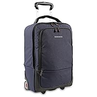J World New York Sway Laptop Rolling Backpack, Navy, 20.5 X 14 X 9 (H X W X D)