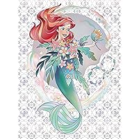 Ceaco - Disney's 100th Anniversary - Foil Puzzle - The Little Mermaid - Platinum Princess Ariel - 500 Piece Jigsaw Puzzle