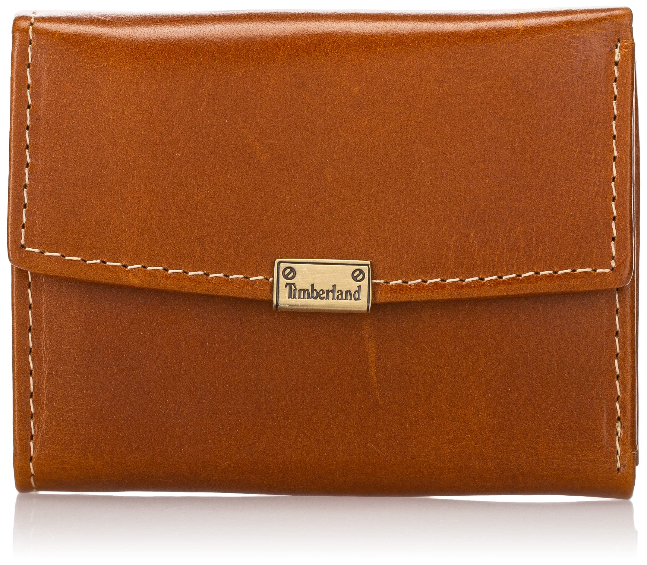 Timberland Women's Leather RFID Small Indexer Snap Wallet Billfold