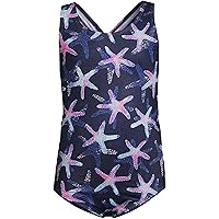 Lands' End Girls Slim One Piece Swimsuit