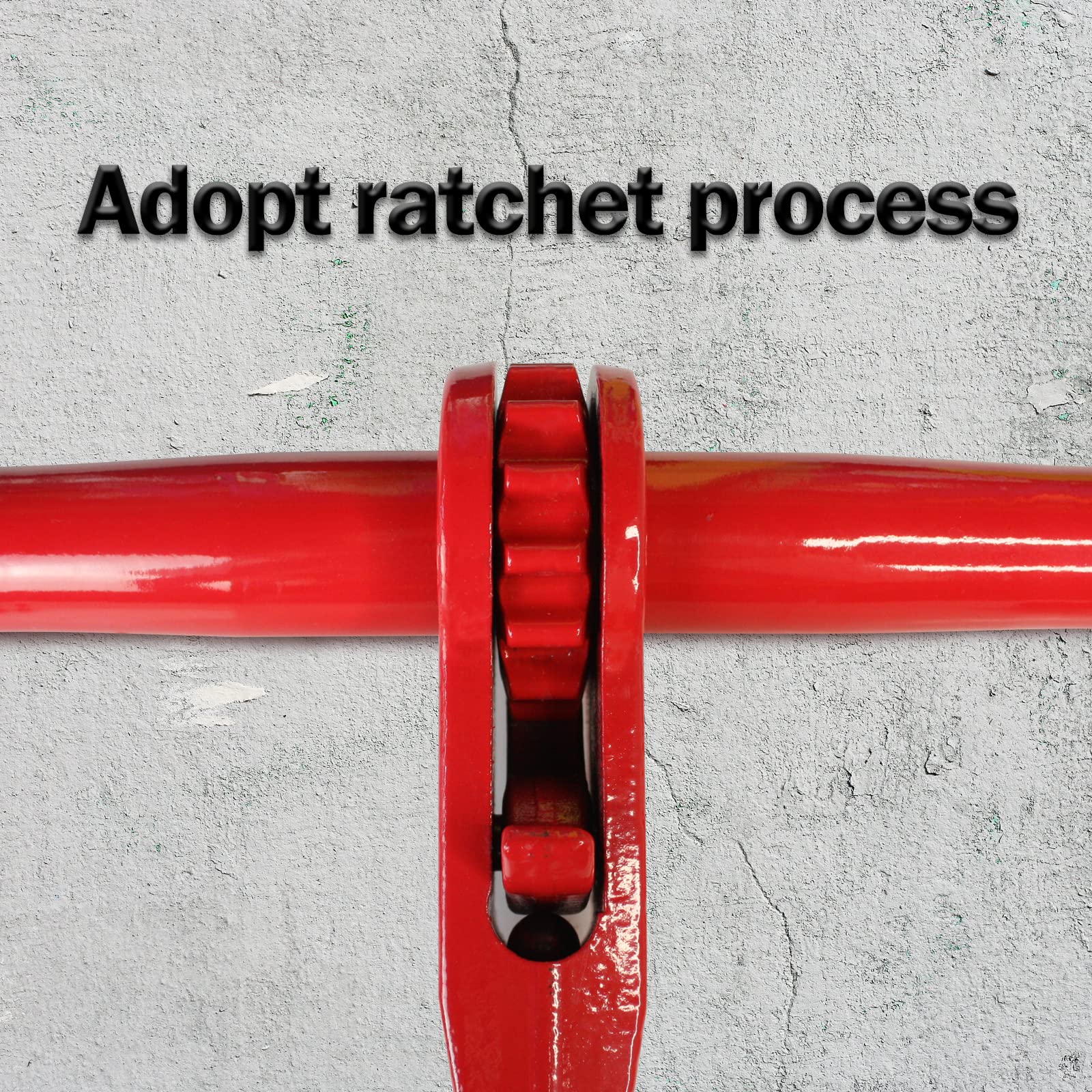 ENJ 4 Pack Ratchet Load Binder with 2 Grab Hooks, for 5/16-3/8 Grade 70 Transport Chain, Load Binder with 19,000 Pound Working Load Limit