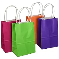 Darice BAG245 13Piece, Bright Color Paper Bag, 3.25 by 5.25 by 8.375 inch