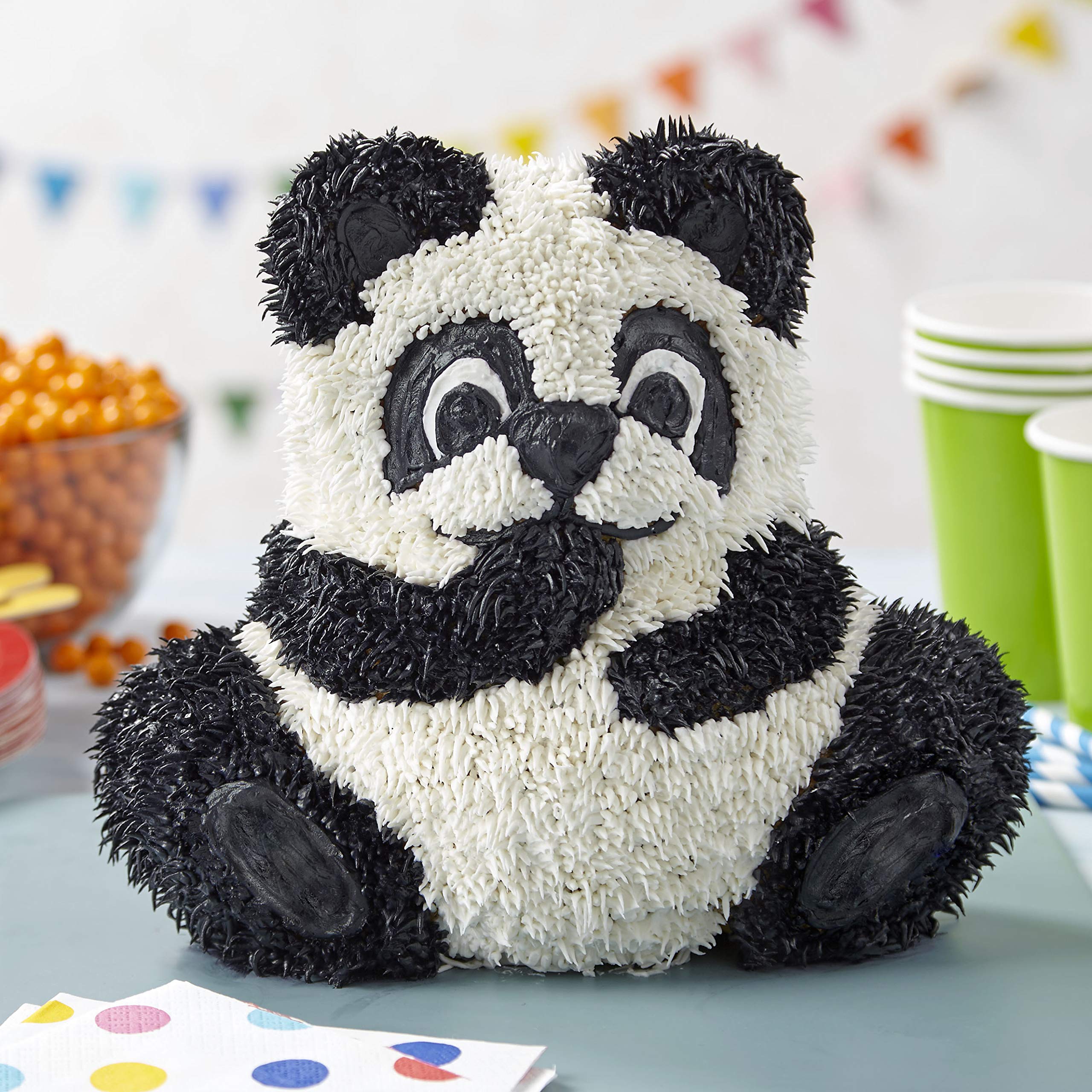 Wilton Teddy Bear 3D Cake Pan Set, a Teddy Bear Made of Cake, Surprise Your Child with a Birthday Cake to Remember, Decorate it Like a Panda or Your Favorite Lovable Bear, 2-Piece