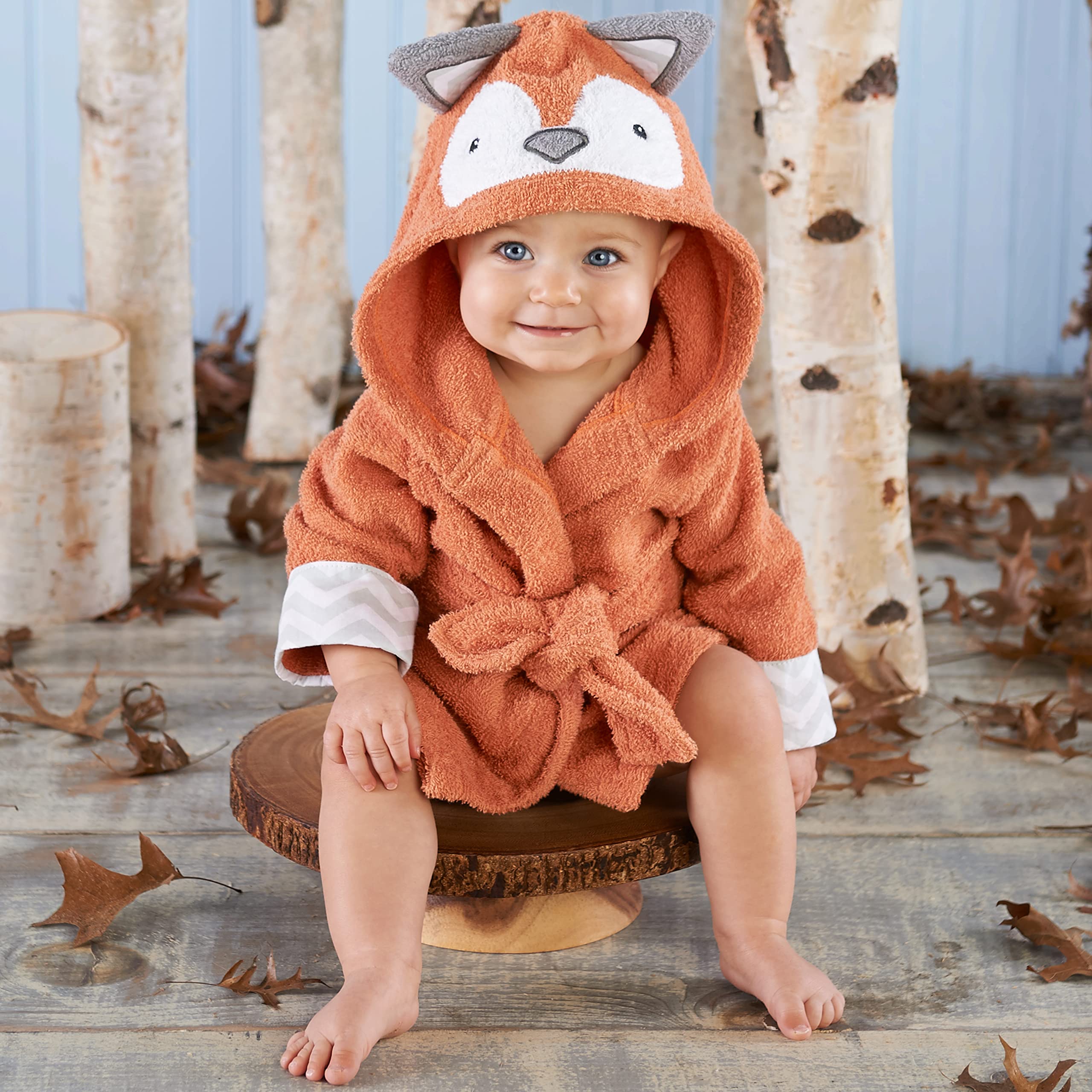 Baby Aspen Hooded Towel/Baby Robe