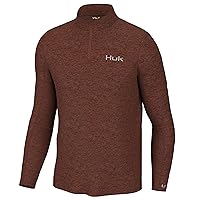 Coldfront Heather Pullover, Fishing 1/4 Zip for Men