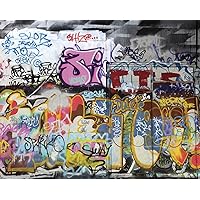 OhPopsi WALS0007 Graffiti Wall Mural, Multicolor