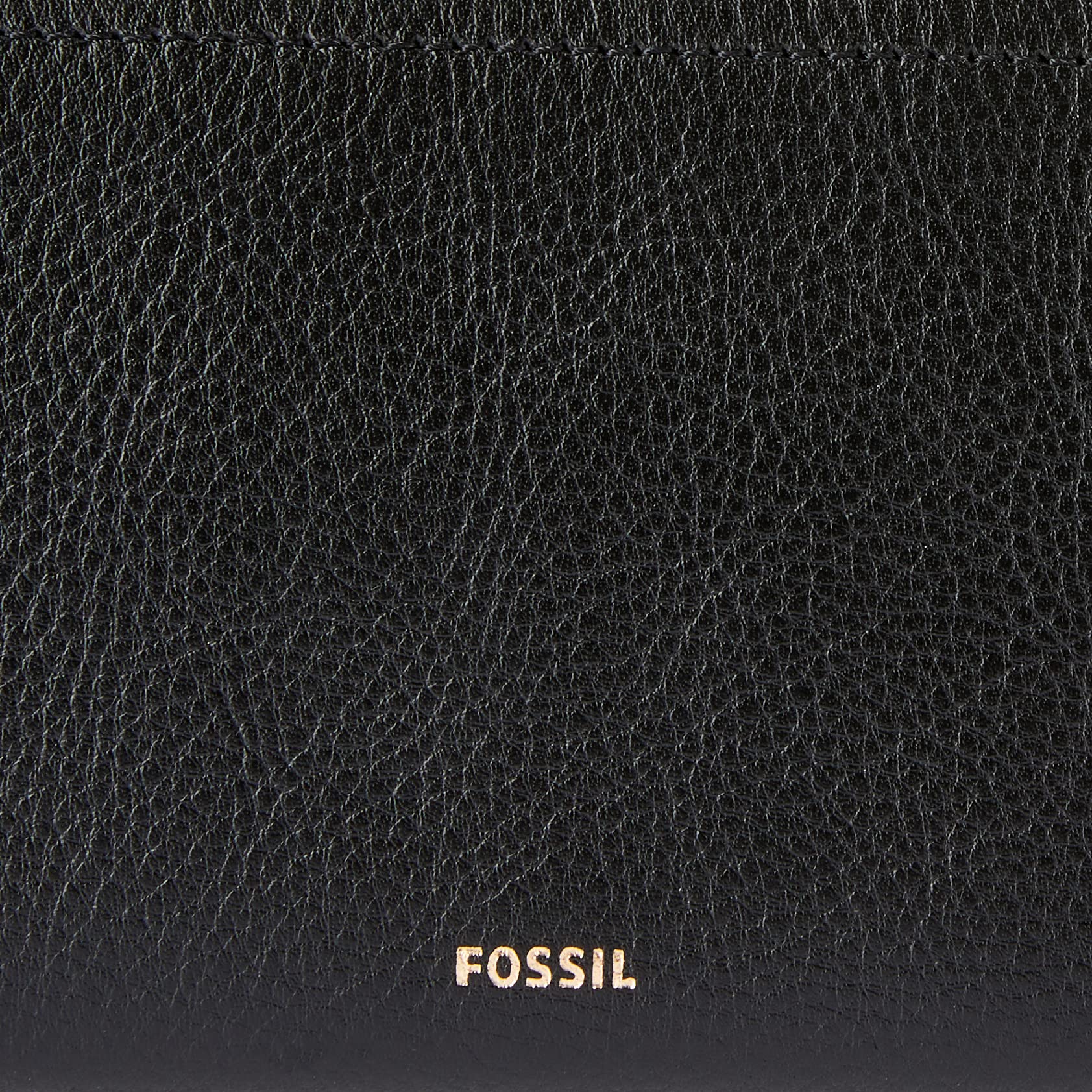 Fossil Women's Logan Leather RFID-Blocking Zip Around Clutch Wallet with Wristlet Strap for Women