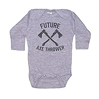 Future Axe Thrower/Lumberjack Onesie/Logger Bodysuit/Unisex Baby Romper