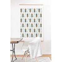 Cat Coquillette Honey Bee Pattern Art Print and Hanger, 11x14, Multi