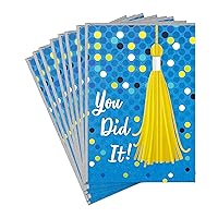 Hallmark Pack of Graduation Cards, You Did It (8 Cards with Envelopes)