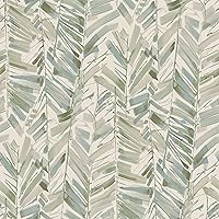 Tommy Bahama Surface Style - Peel and Stick Wallpaper, Abstract Wallpaper for Bedroom, Powder Room, Kitchen, Self Adhesive, Vinyl, 30.75 Sq Ft Coverage (Chillin Out Collection, Seaspray)