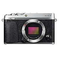 Fujifilm X-E3 Mirrorless Digital Camera, Silver