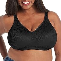 PLAYTEX Women's 18-Hour Ultimate Lift Wireless Full-Coverage Bra with Everyday Comfort, Single & 2-Pack
