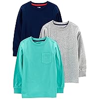 Boys' 3-Pack Long Sleeve Shirts