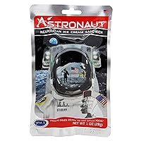 Astronaut Freeze Dried Ice Cream, One Serving Pouch