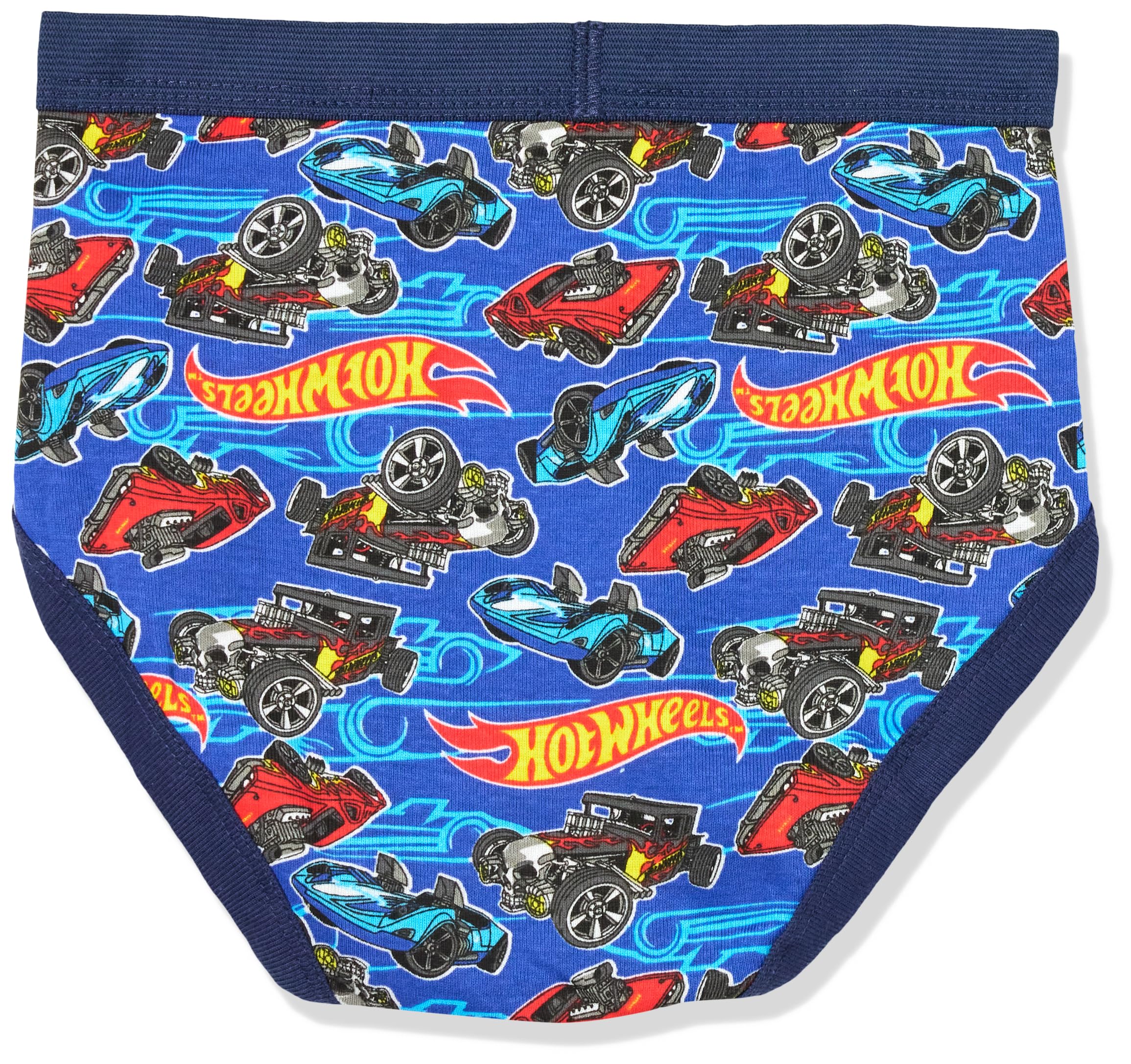 Hot Wheels Boys' Boxerbriefs and Briefs Available in Sizes 2/3t, 4t, 4, 6, 8 and 10