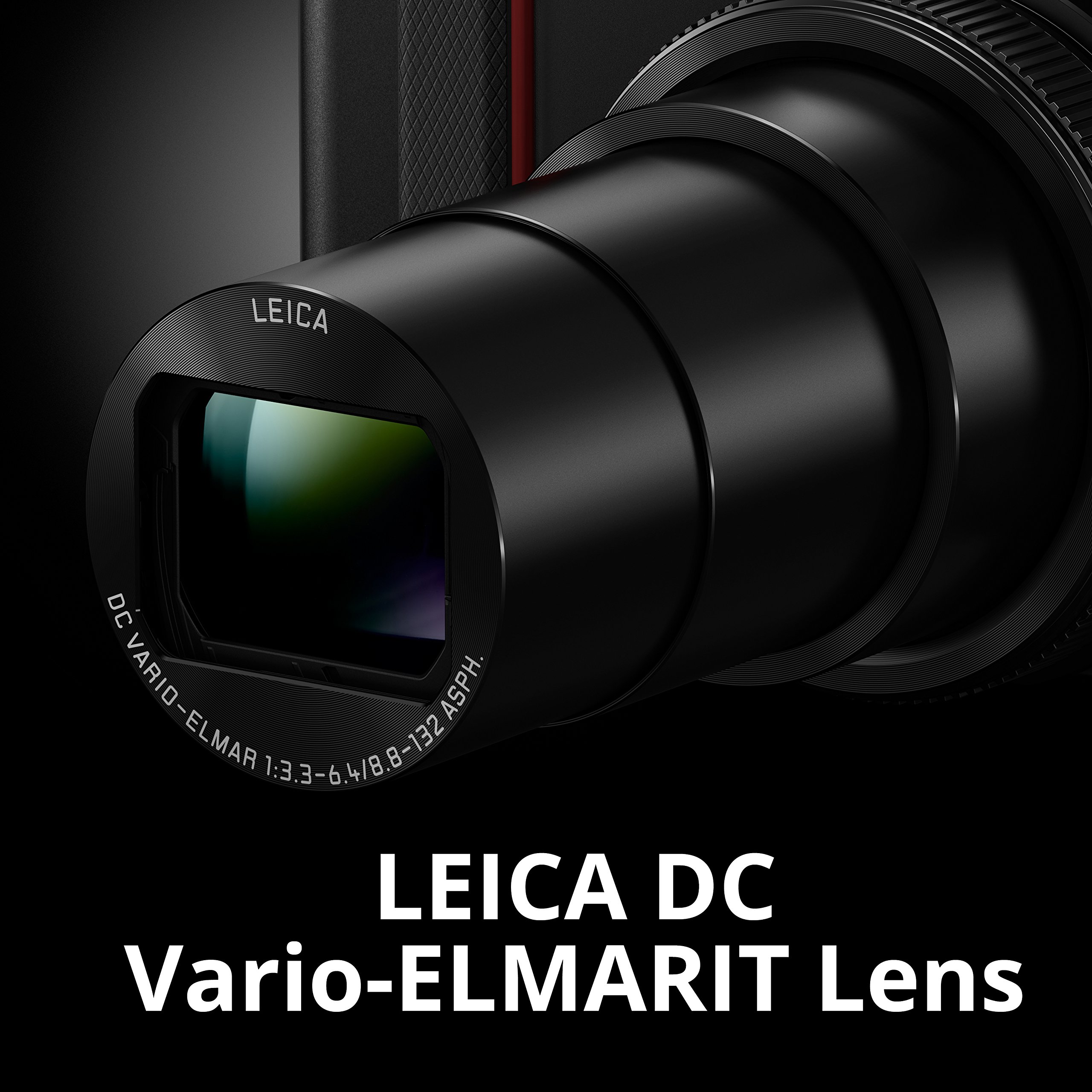 PANASONIC LUMIX ZS200 4K Digital Camera, DC-ZS200K, 20.1 Megapixel 1-Inch Sensor, 15X LEICA DC VARIO-ELMAR Lens, F3.3-6.4 Aperture, HYBRID O.I.S. Stabilization, 3-Inch LCD , DC-ZS200K (Black)