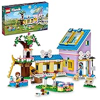 LEGO Friends Dog Rescue Center 41727, Pet Animal Playset for Kids Ages 7 Plus Years Old with 2023 Series Characters Autumn and Zac Mini-Dolls, Toy Vet Set