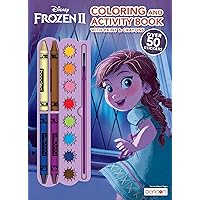 Disney Frozen 2 Anna 128-Page Color and Paint Activity Book with 8 Paints, 4 Crayons and Stickers 45818 Bendon