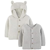 Simple Joys by Carter's Baby 2-Pack Neutral Knit Cardigan Sweaters