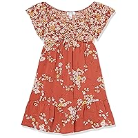 Speechless Girls' Sweetheart Neck Short Sleeve Dress