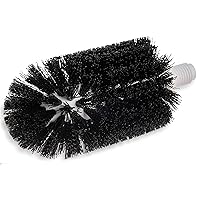 SPARTA 4014600 Plastic Floor Drain Brush, Drain Cleaning Brush With Female Thread For Drain Cleaning, 3 Inches, Black, (Pack of 6)