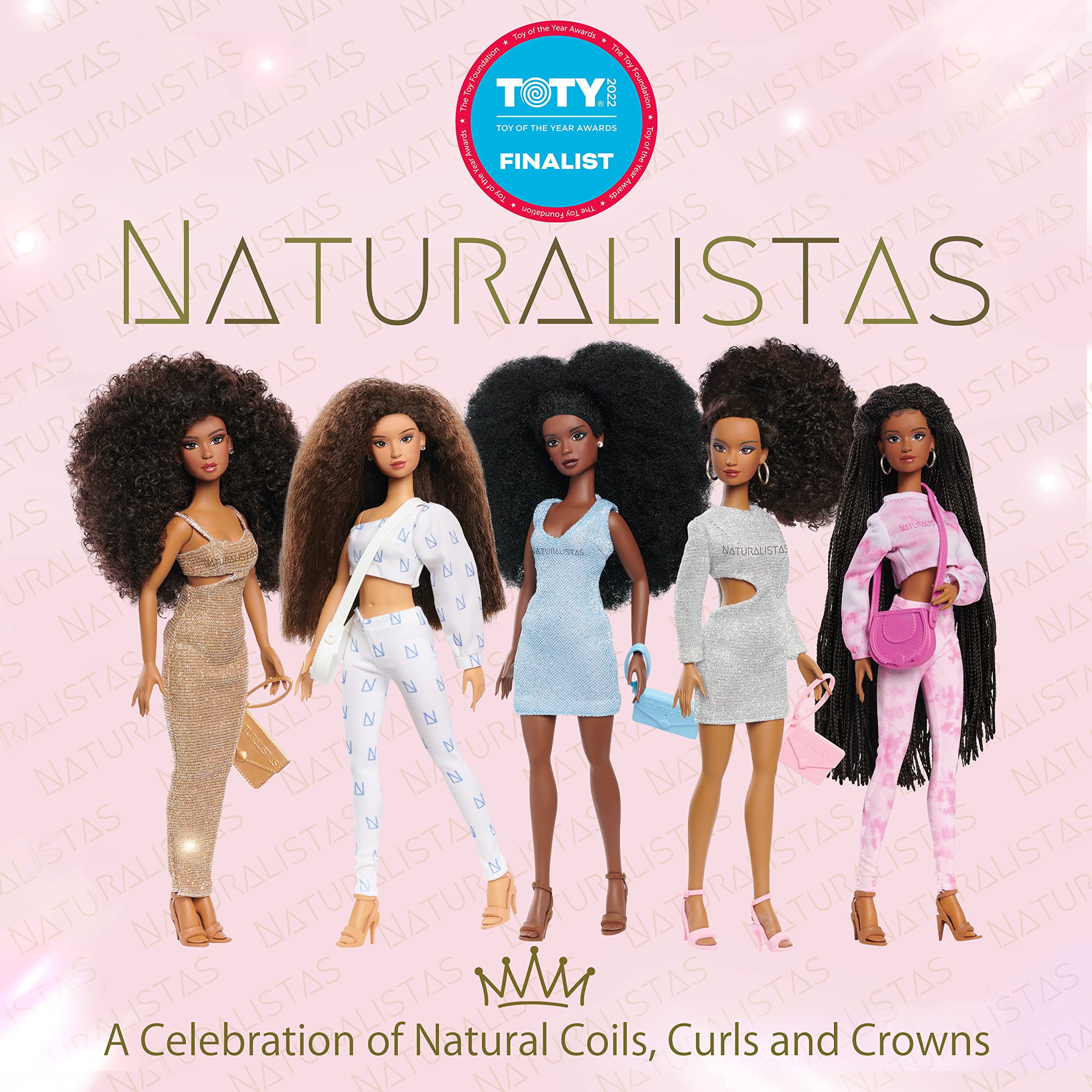 Purpose Toys Naturalistas 11.5-inch Fashion Doll and Accessories Kelsey, 4B Textured Hair, Light Brown Skin Tone Designed and Developed