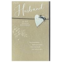 Husband Wedding Anniversary Card - Anniversary Card for Him - Classic Lettering Design