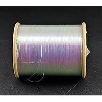 Rainbow Flat Badla (Metallic Yarn) Thread for Embroidery Work, Beading, Jewellery Making and Crafts, 1 Roll