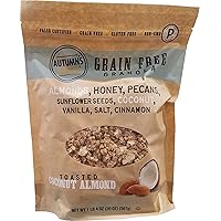 Autumn's Gold Grain Free Toasted Coconut Almond Granola 1.25LB 20 oz,Honey,Pecans,sunflower seeds,vinilla