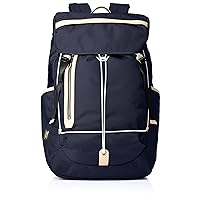 NAUTIVE NTBA-10 Fasten-NTBA Flap Backpack, 1260 Denier, Cordura Ballistic Nylon, Traditional Japanese Colors, Japanese Design for Urban Use, Navy (Dark Indigo)