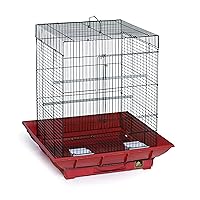 Prevue Hendryx SP850R/B Clean Life Cockatiel Cage, Red and Black