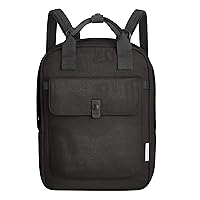 Travelon Origin-Sustainable-Anti-Theft-Small Backpack, Black, One Size (5 x 9.5 x 13 inches)