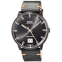 Mido Commander Big Date - Swiss Automatic Watch for Men - Black Dial - Case 42mm - M0216263605101